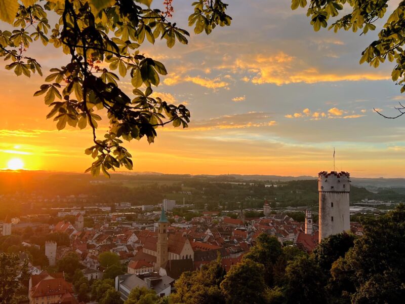 Ravensburg Sonnenuntergang